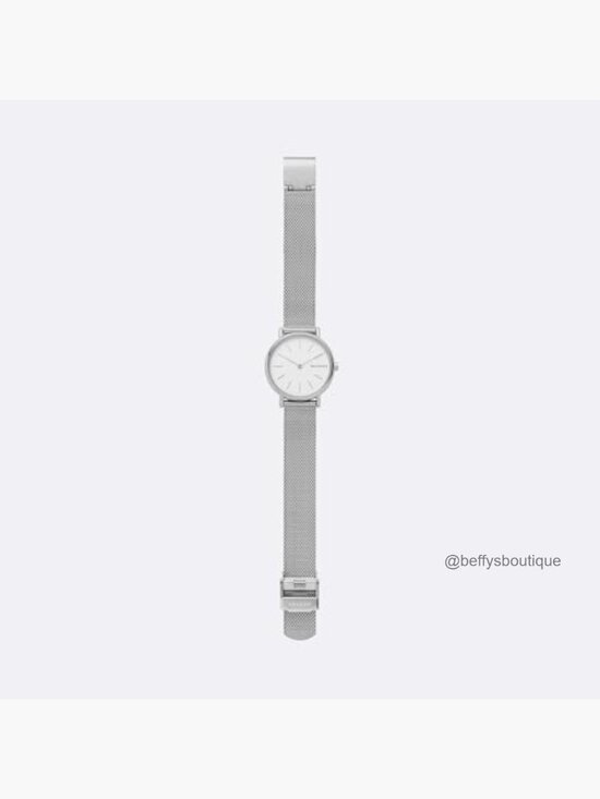 Minimalist Stainless Steel Mesh Watch - 30mm Case, Quartz Movement main image 6
